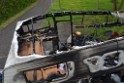 Wohnmobil ausgebrannt Koeln Porz Linder Mauspfad P104